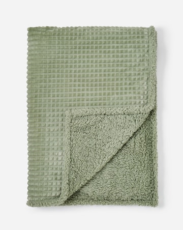 Waffle Fleece Throw