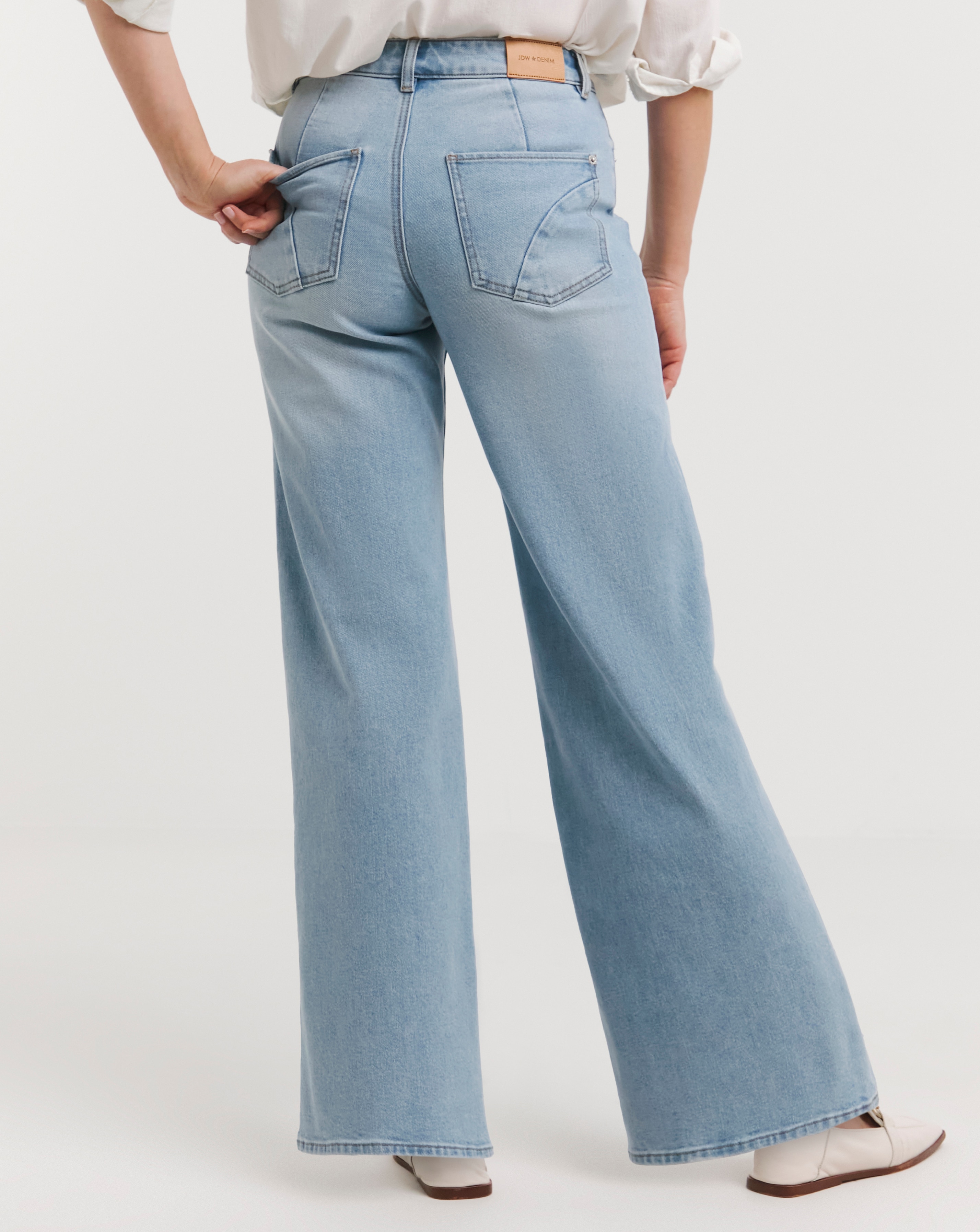 Light Blue Wide Leg Jeans JD Williams