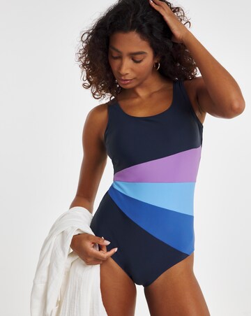 Sports Piping Swimsuit