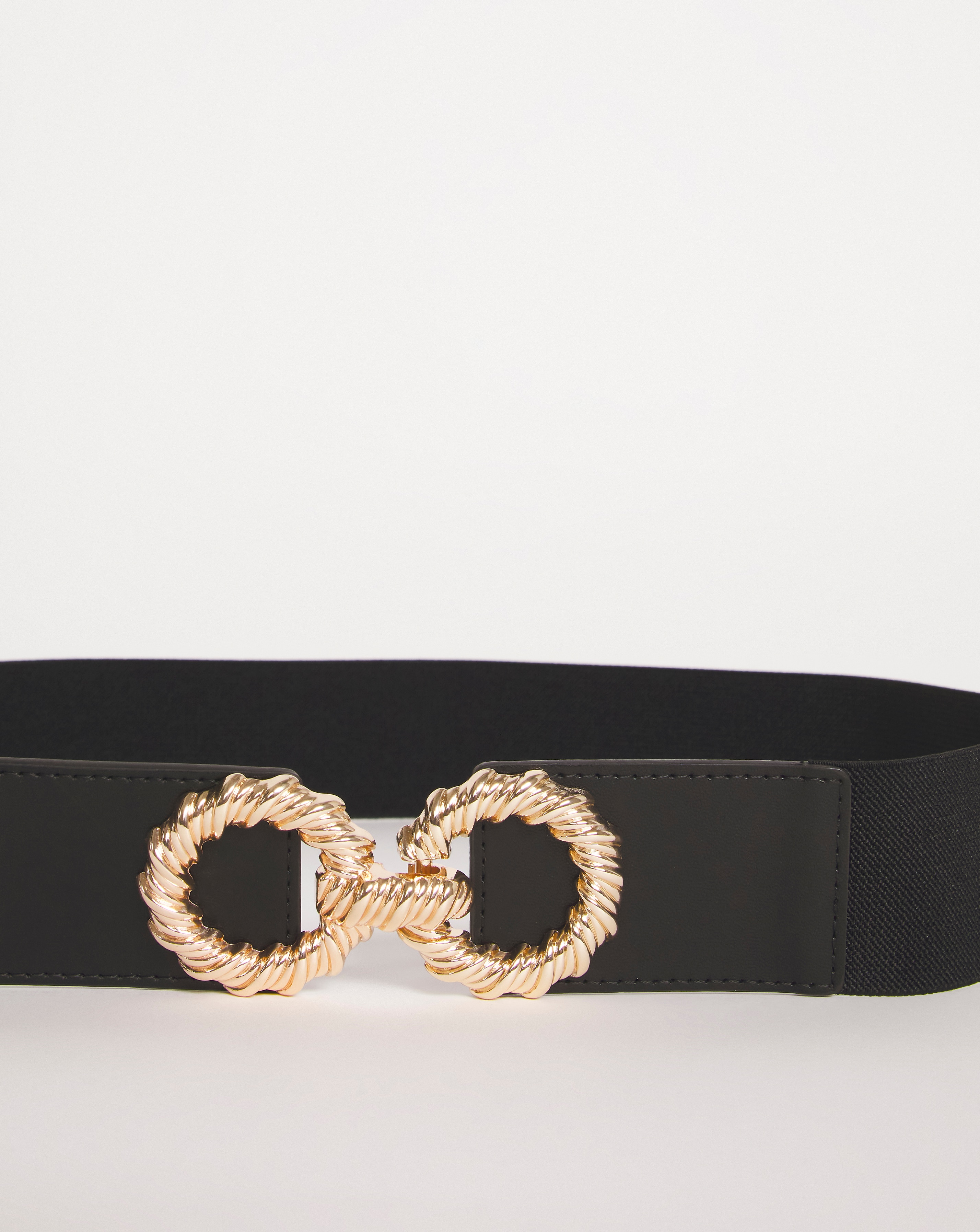 Twist Buckle Detail Elasticated Belt JD Williams