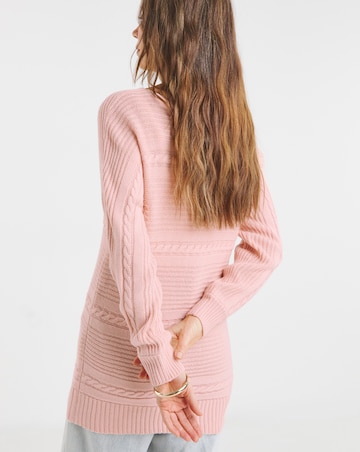 Blush Cable Tunic