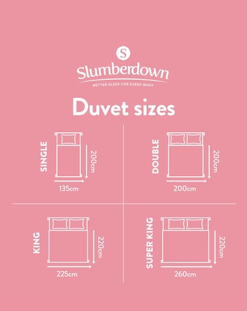 Slumberdown All Seasons 15 Tog Combi Duvet