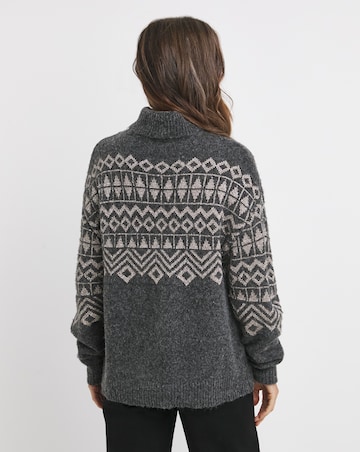 Grey Fairisle Jumper