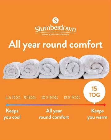 Slumberdown Chilly Nights 15 Tog Duvet