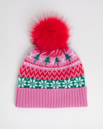 Novelty Fairisle Hat & Glove Gift Set