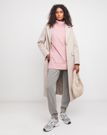 Blush Super Soft High Neck Sweatshirt