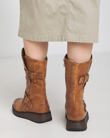 Heavenly Feet Hannah Buckle Boots Extra Wide EEE Fit