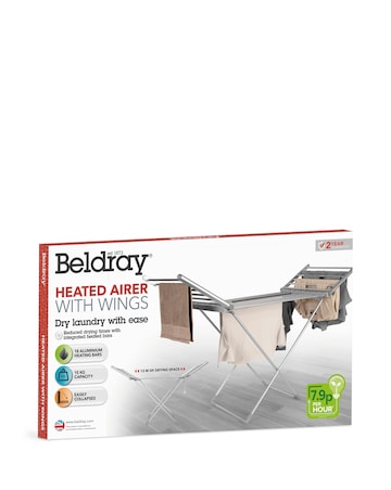 Beldray EH1156 12m Winged Electric Heated Clothes Airer