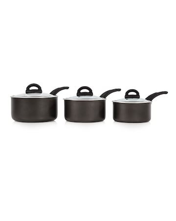 Tower Cerasure 3pc Saucepan Set 16,18,20 CM