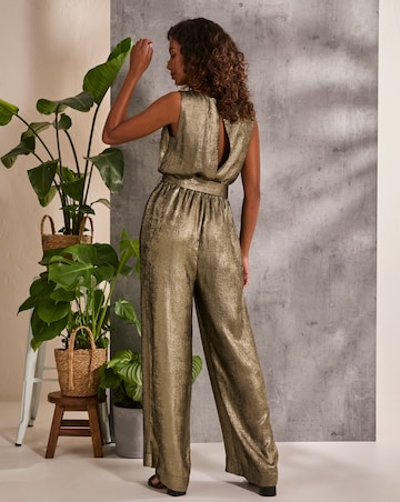 Fatface Gisele Metallic Jumpsuit