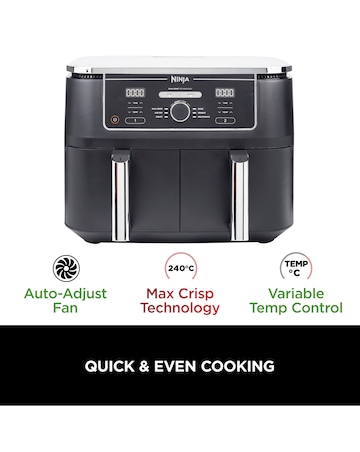 Ninja Foodi Dual Zone 9.5L Air Fryer MAX AF400UK