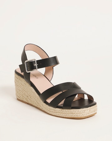 Crossover Espadrille Sandal E Fit