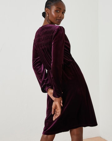 FatFace Annie Velvet Dress