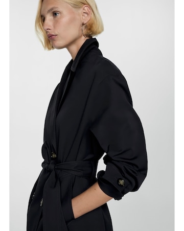 Mango Double Breasted Trench Coat