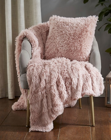 Catherine Lansfield Shaggy Fleece Throw