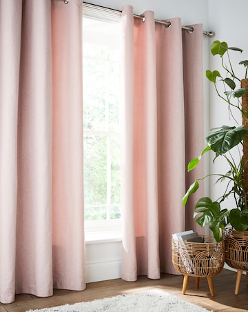 Brushed Eyelet Curtains