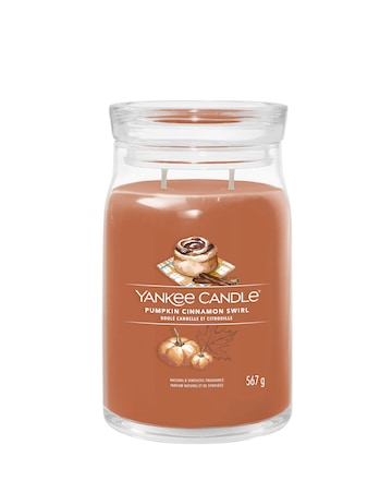 Yankee Candle Signature Large Pumpkin Cinnamon Swirl