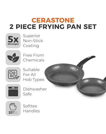 Cerastone Forged Frying Pan Set