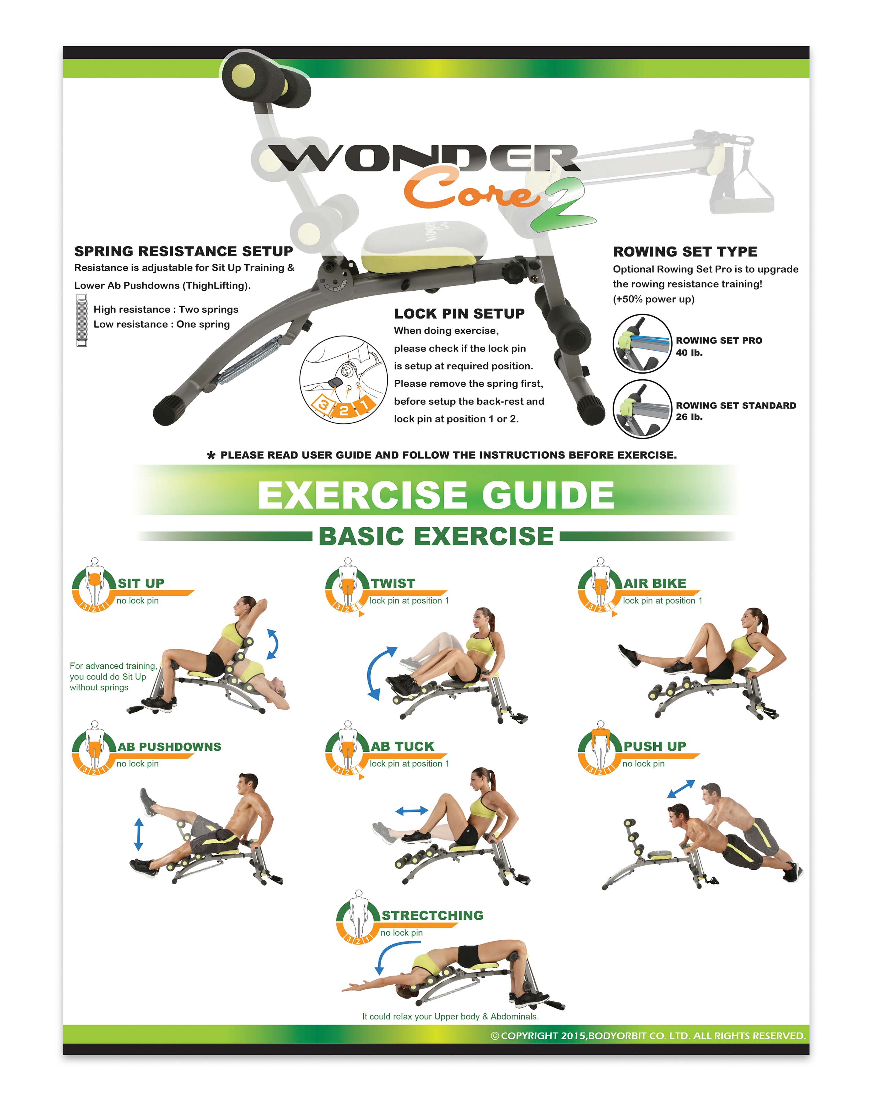 Wonder core 2 leg exercises sale