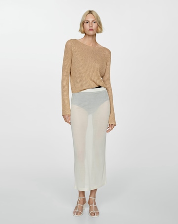 Mango Maria Metalic Thread Knit jumper