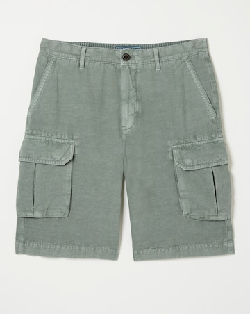 FatFace Cotton Linen Cargo Shorts