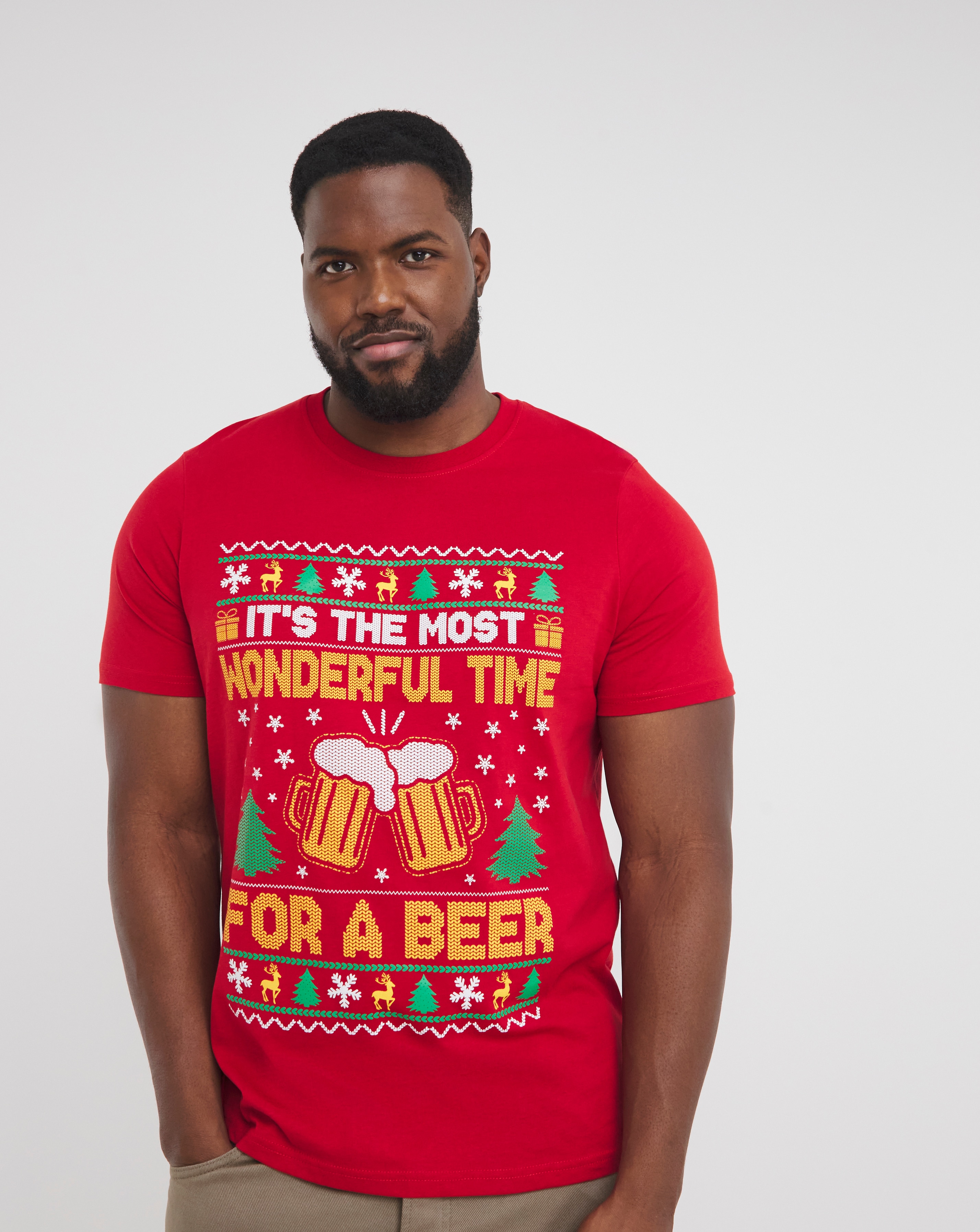 Christmas shops - Men's Beer Shirt (AOP)