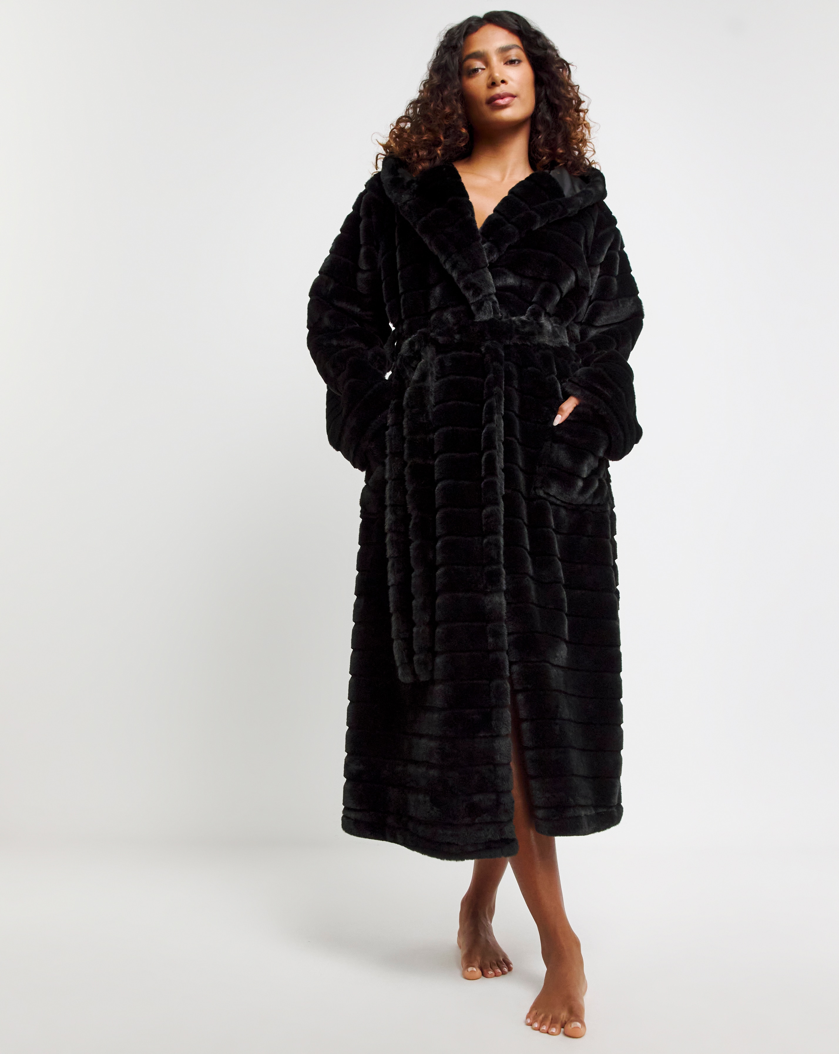 Pretty Secrets Luxury Maxi Dressing Gown JD Williams