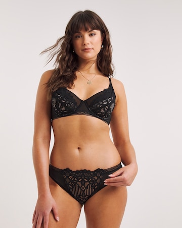 Figleaves Harper Geometric Lace Brazilian