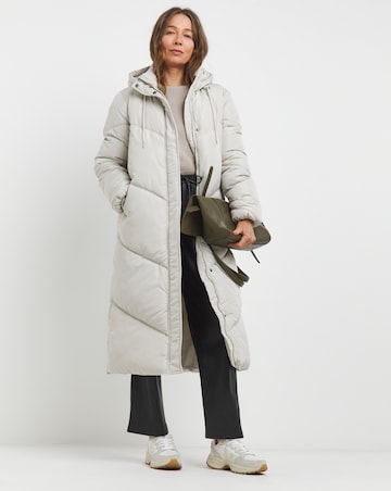 Longline Duvet Padded Coat