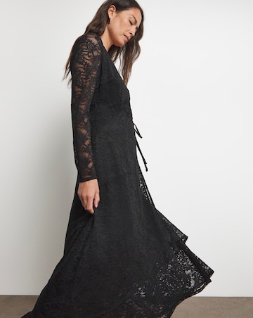 Joanna Hope Lace Wrap Dress