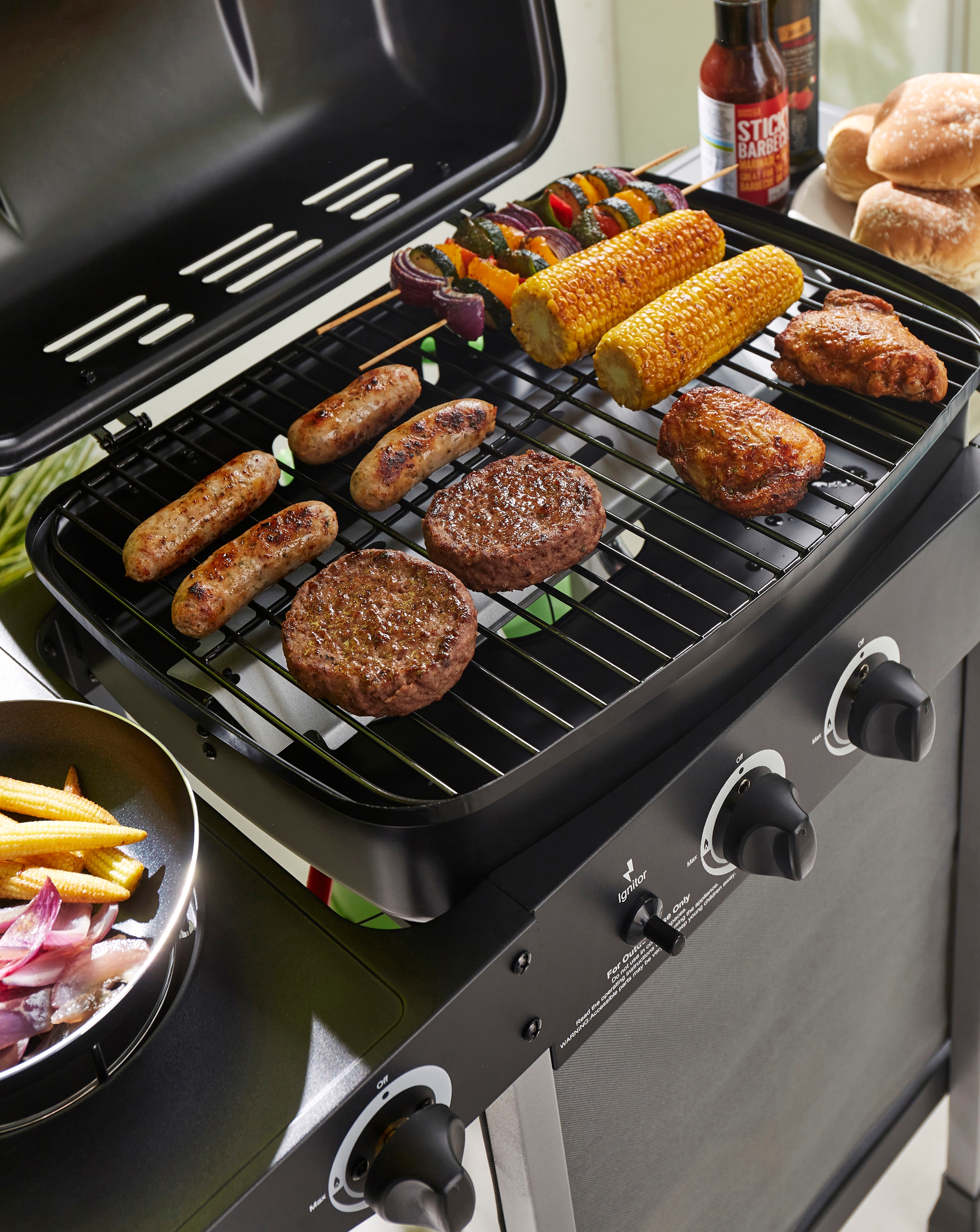 2 burner gas barbecue best sale