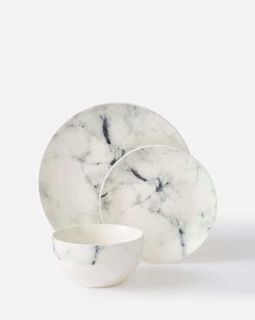 Marble 12 Piece Dinner Set