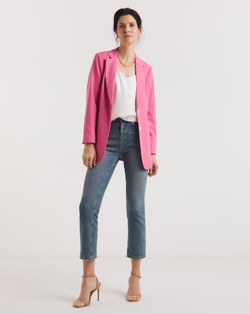 Pink Patch Pocket Blazer