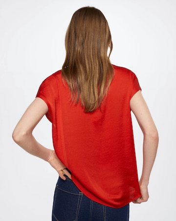 Mango V-Neck Blouse