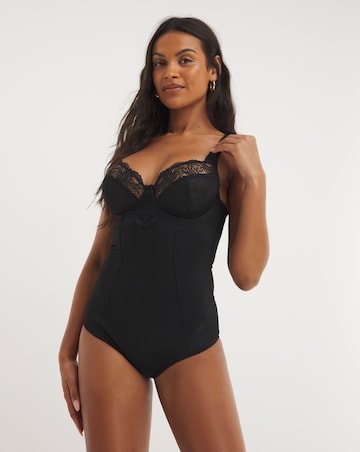 MAGISCULPT Ella Lace Black Firm Tummy Control Bodysuit