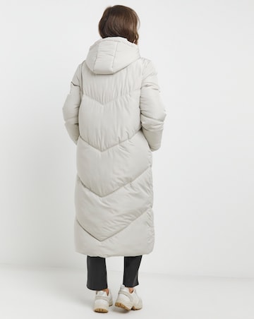 Longline Duvet Padded Coat