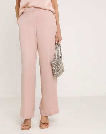 Satin Wide Leg Trousers