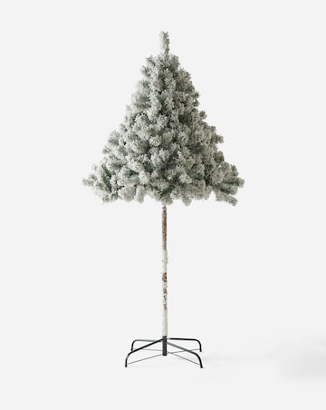 Aspen Half Flocked Christmas Tree