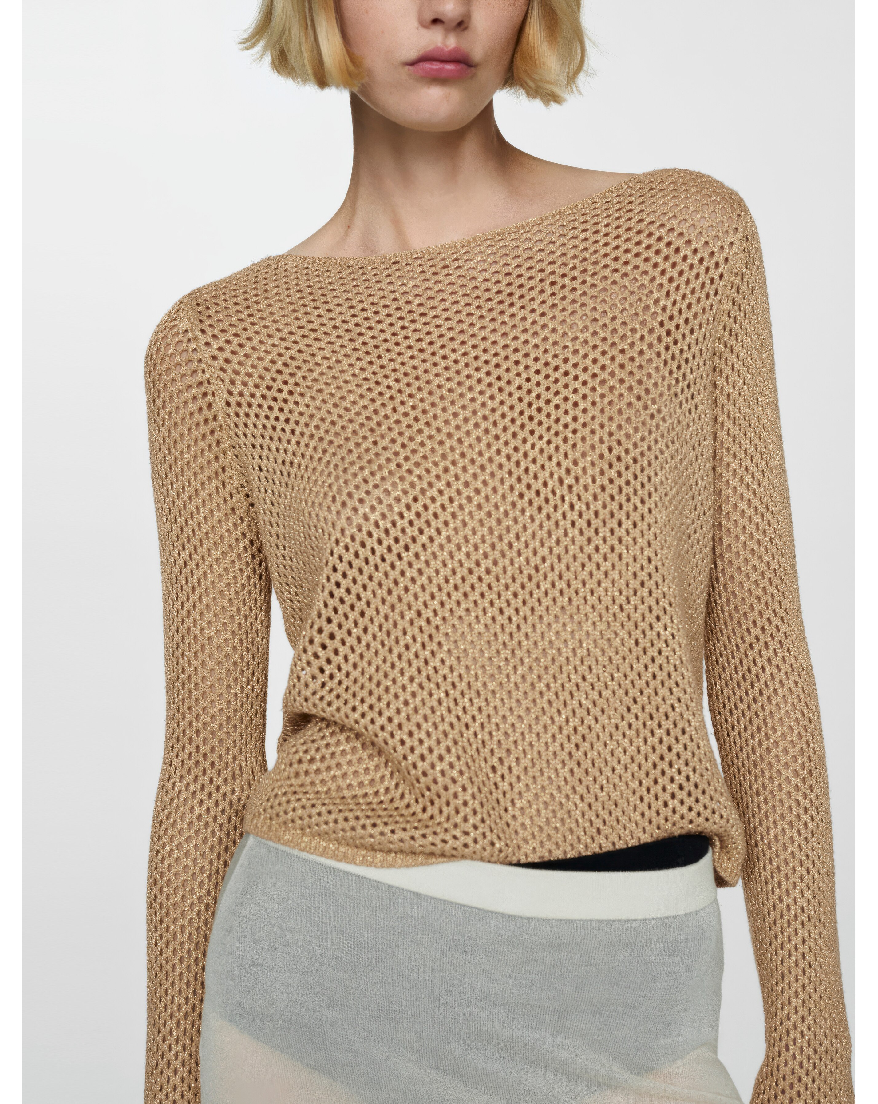 Mango knitted jumper best sale