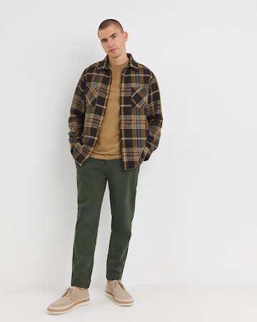 Double Pocket Check Overshirt