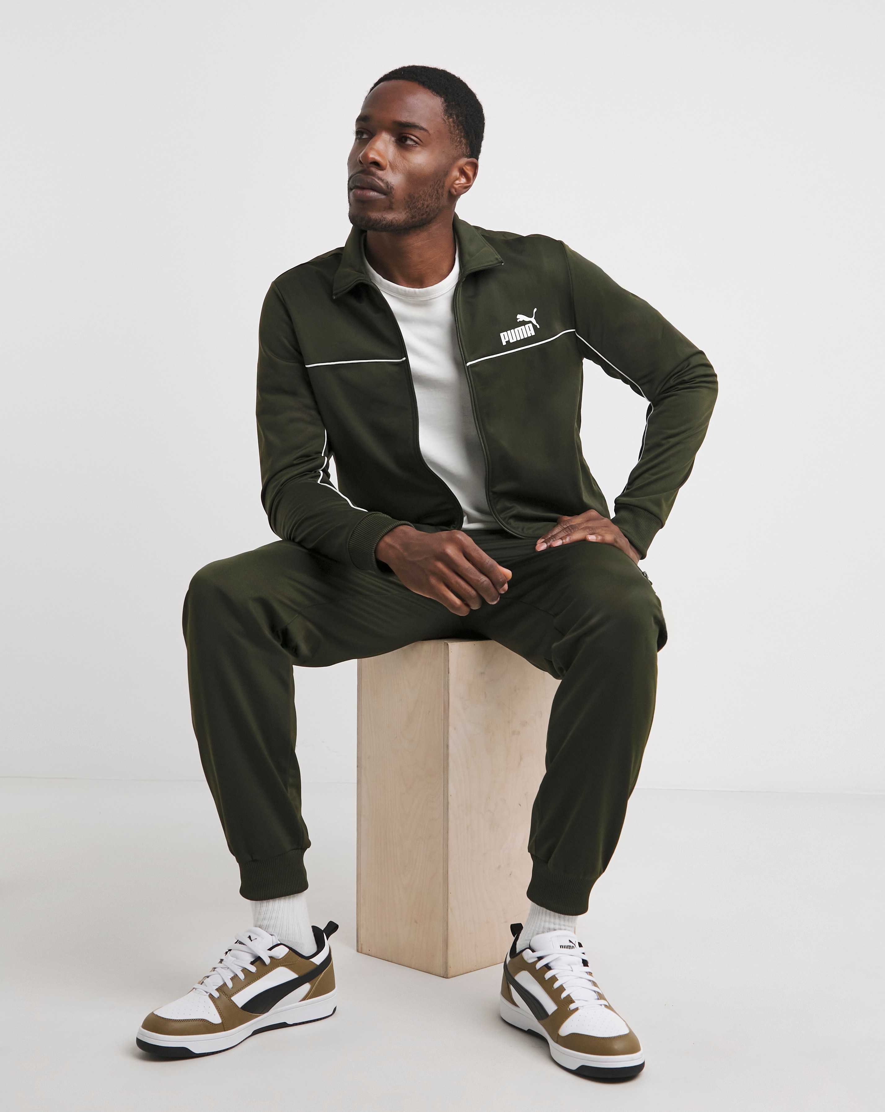 PUMA Poly Piping Tracksuit JD Williams