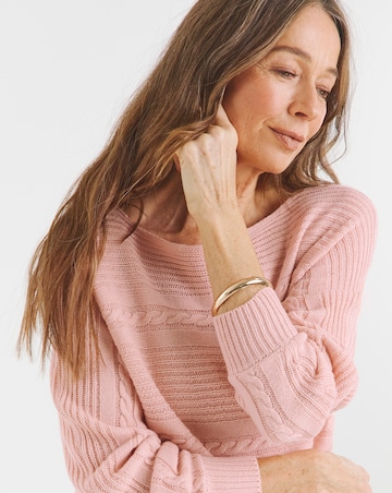 Blush Cable Tunic