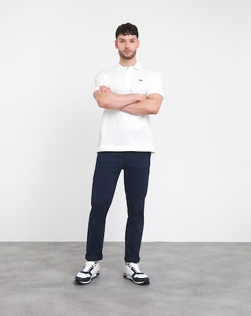 Lacoste White Short Sleeve Polo