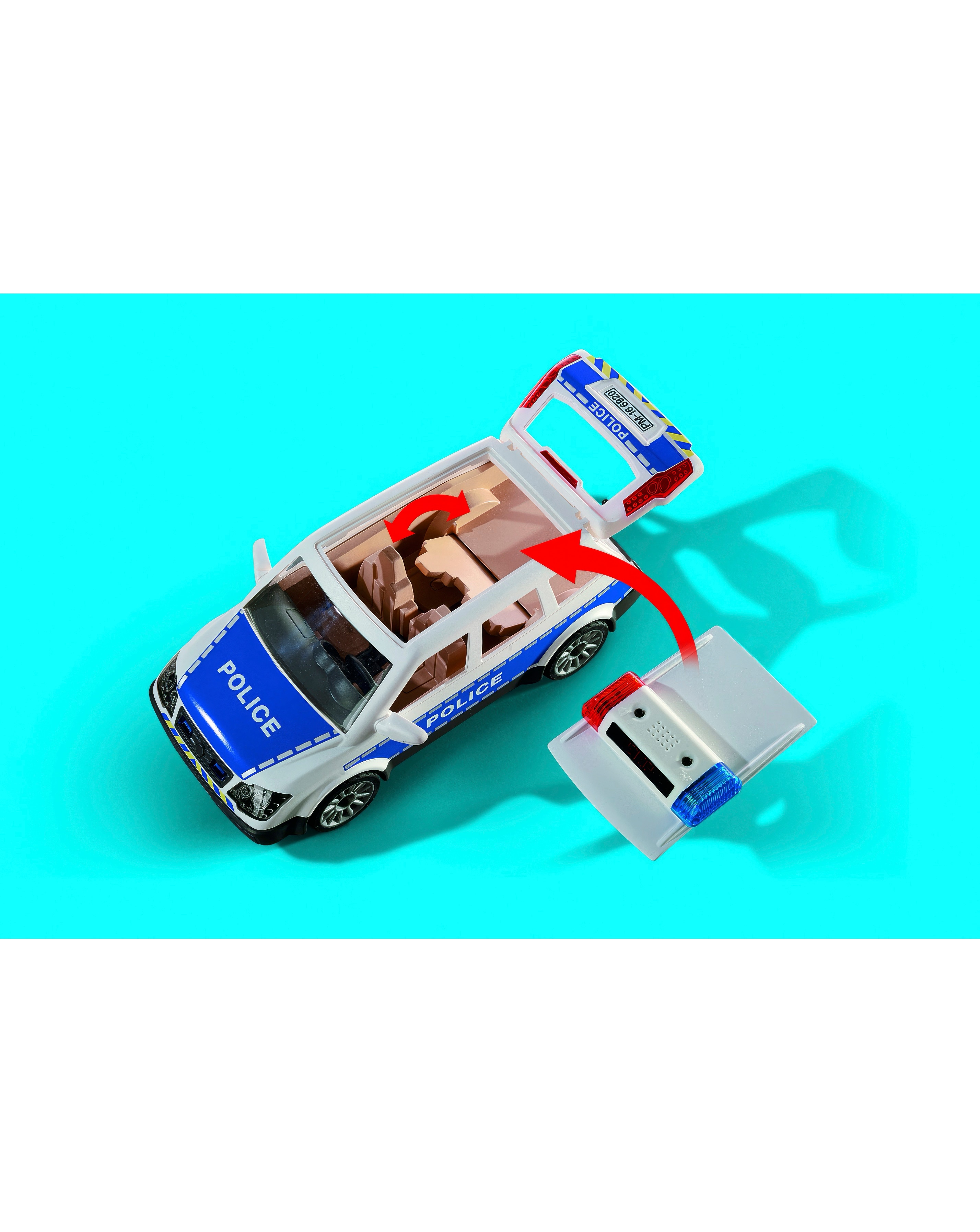 Playmobil police van with lights & sound online