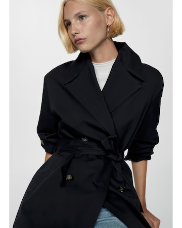 Mango Double Breasted Trench Coat