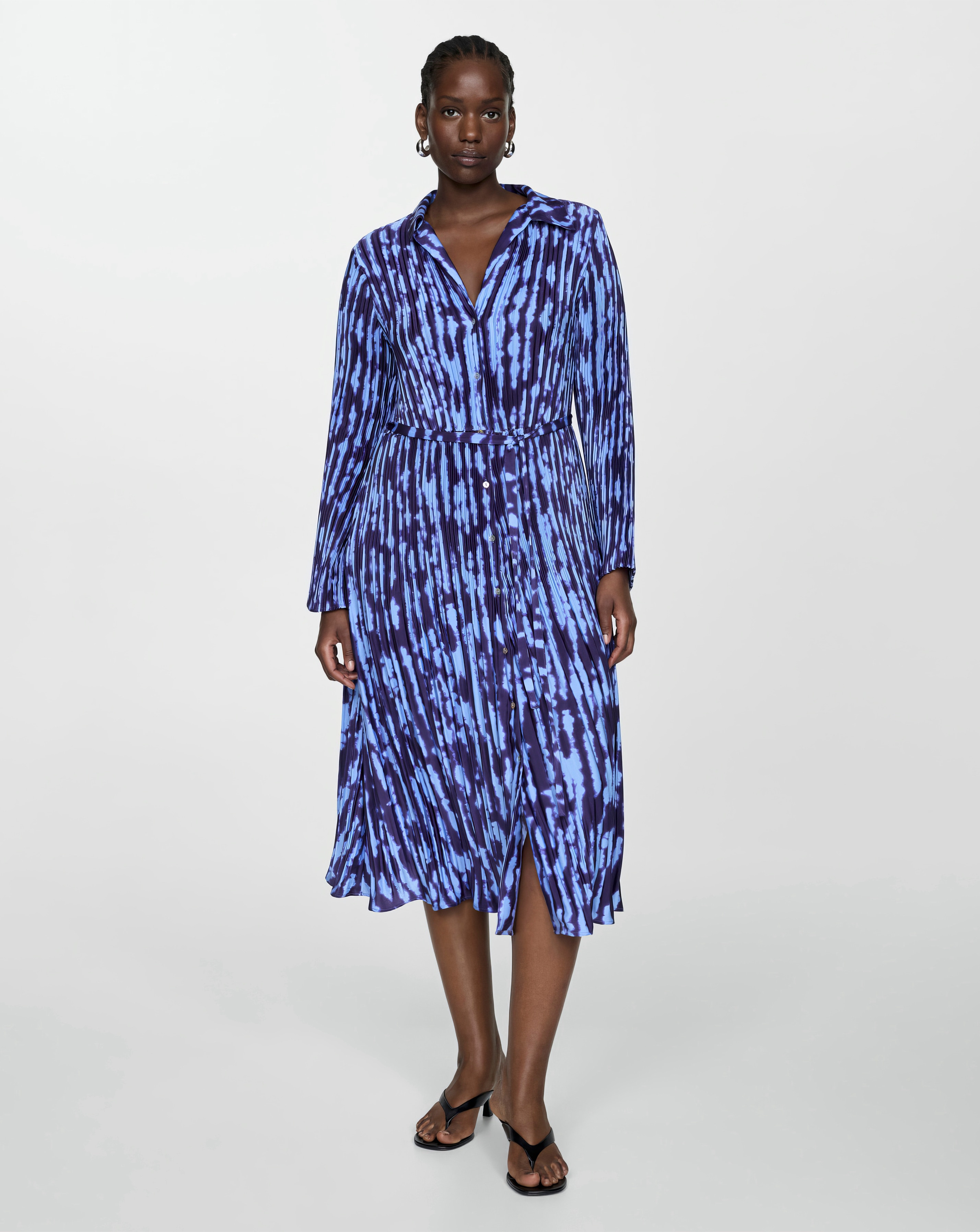 Mango Thea Tie Dye Shirt Dress JD Williams