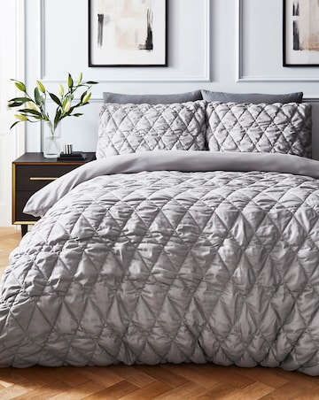 Joanna Hope Quilted Duvet Cover Set