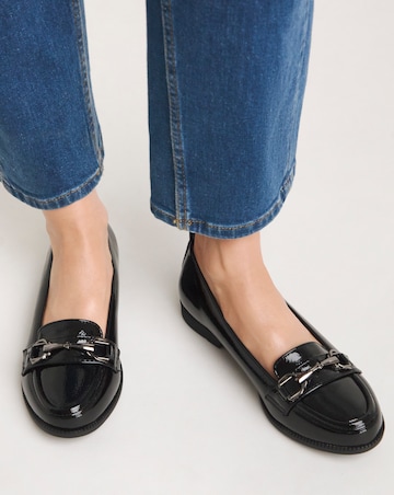 Anna Low Cut Snaffle Loafer Extra Wide EEE Fit Simply Comfort