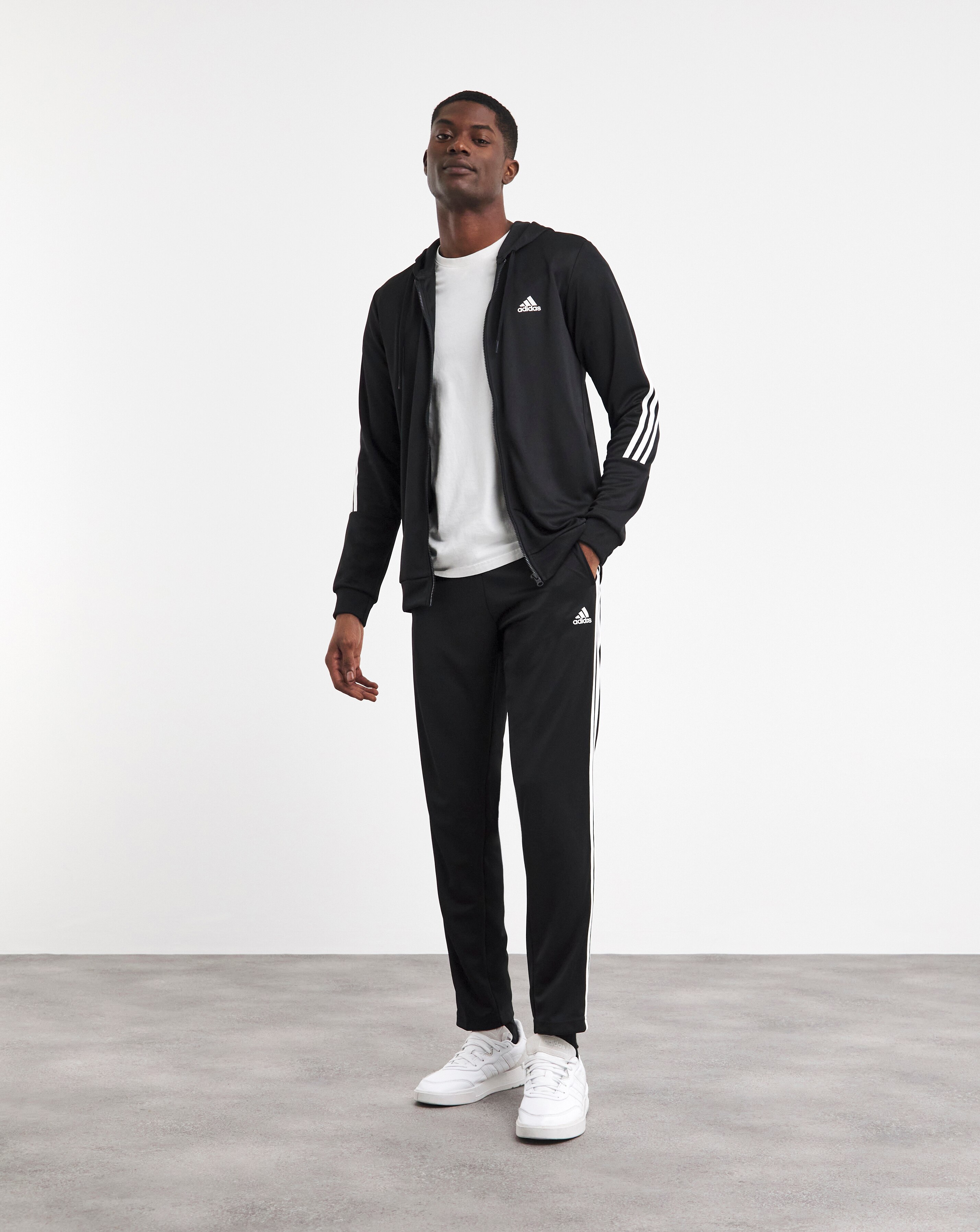 3 stripes tracksuit best sale