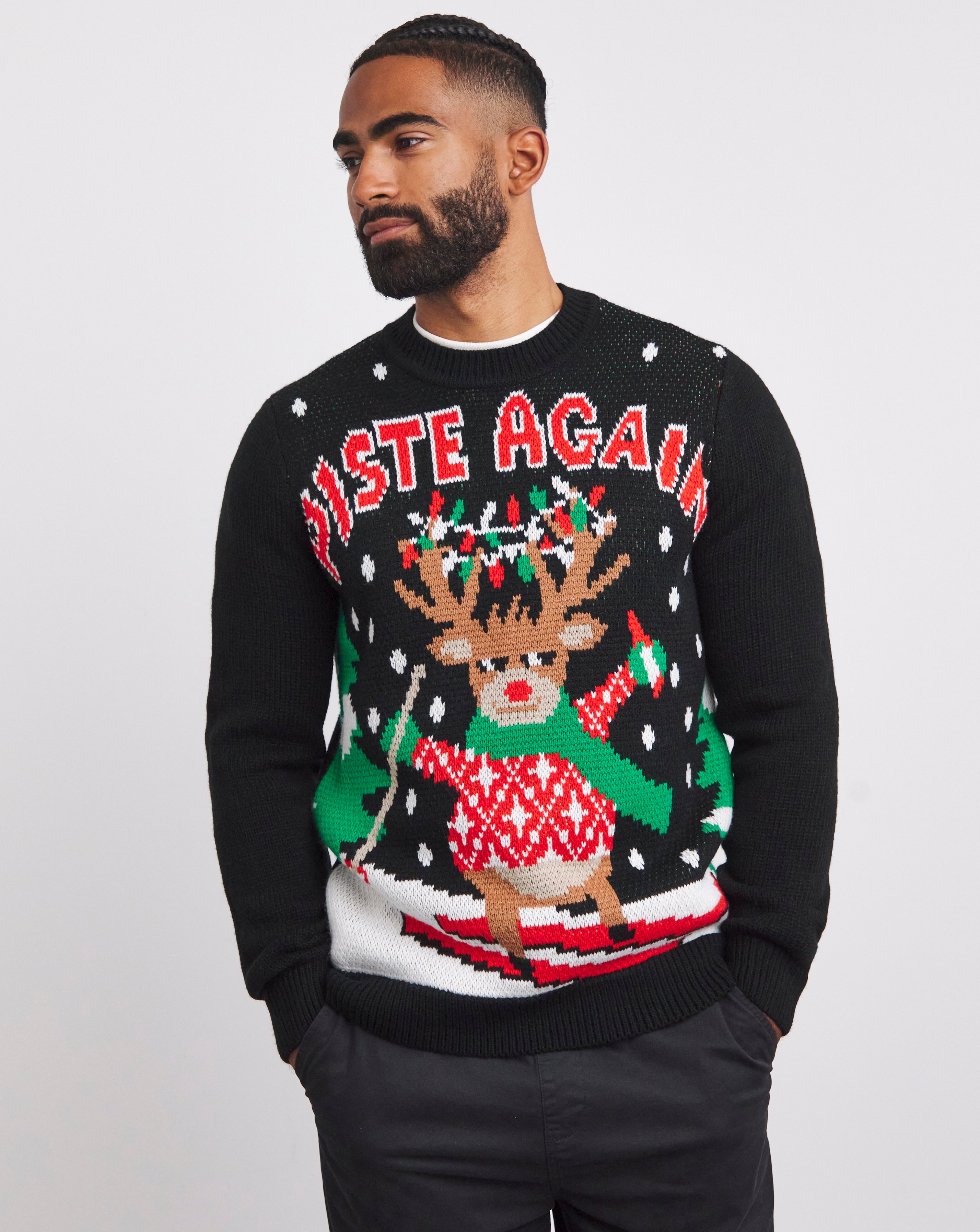 Black Christmas Jumper